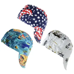 Welding Caps for Men 3 Pcs Mesh Inside Sweat Absorption Flame Resistant Welders Cap with Elastic Welder