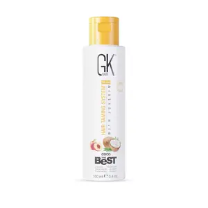 GK HAIR Global Keratin The Best COCO (3.4 Fl Oz/100ml) Smoothing Keratin Hair Treatment - Professional Brazilian Complex Blowout Straightening For Silky Smooth & Frizz Free Hair