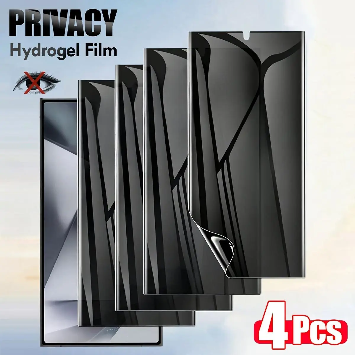 4Pcs Anti Spy Soft Hydrogel Film for Samsung Galaxy S25 S24 S23 S21 S22 Ultra Screen Protector for Samsung Note 20 10 9 8 S10 S9
