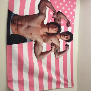 Vintage Heated Rivalry Tapestry, Retro Game Day Flag, Sports Aesthetic Wall Decor, Classic Competition Banner, Bedroom Dorm Decor for Fans, Hudson Williams Connor Storrie Chemistry Flag Starry Sky Pattern Diy Decorative Hanging Backdrop