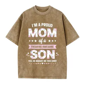 I'm A Proud Mom Shirt Gift From Son To Mom Funny Mothers Day T-Shirt