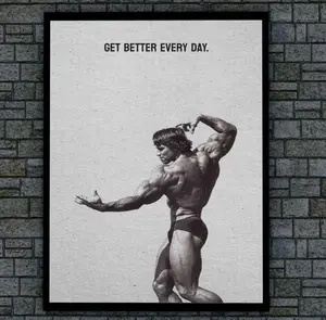Arnold Schwarzenegger Poster Motivational Quote Poster