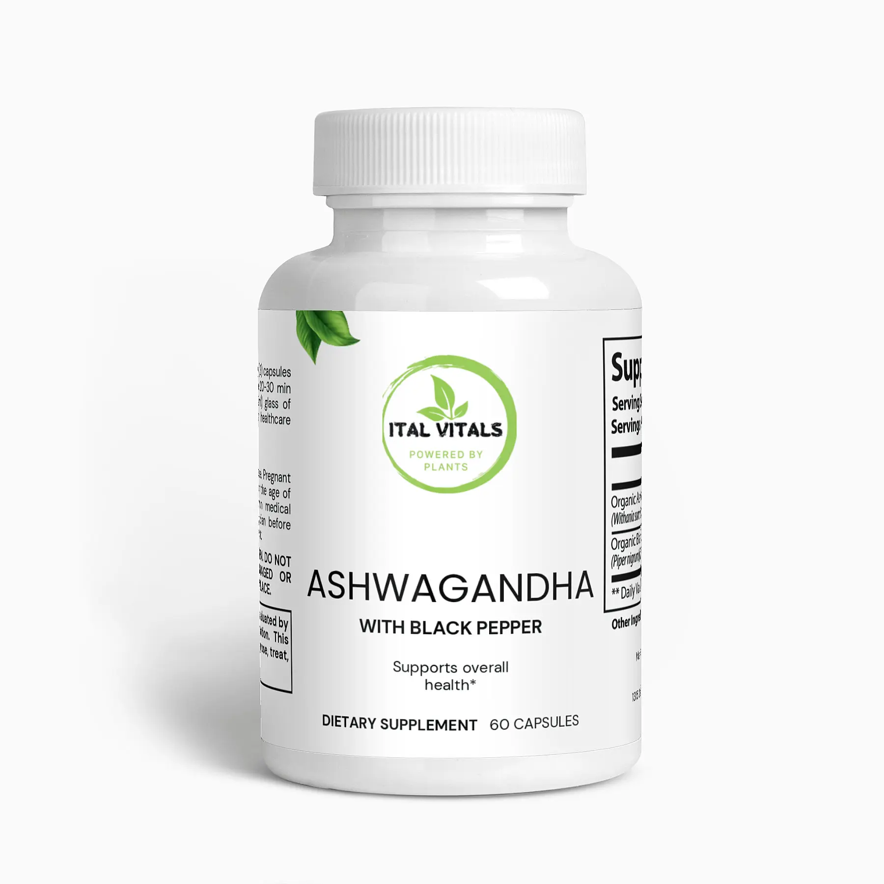 Ashwagandha - Your Adaptogenic Ally Supplement for Stress Relief - Fitness, Healthcare Natural Wellness - vegan supplement Edible Dietary