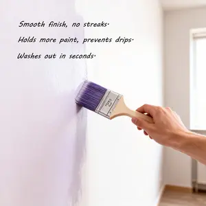 2.5 Inch Paint Brush, High-Quality Bristles, Perfect for Painting Projects, Durable & Versatile, Ideal for Artists & DIY Enthusiasts, Tools