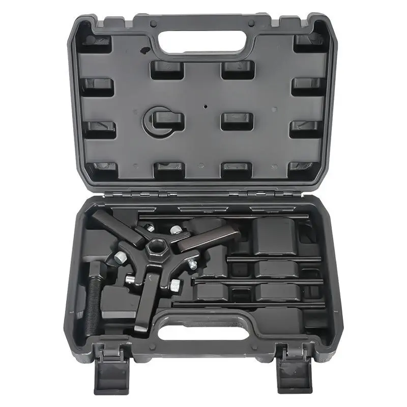 3-Jaw Adjustable Crank Balancer Puller Set – Configurable for Harmonic Damper, Press-On Removal, No Radiator Removal Needed, Reduces Part Damage for Late-Model Cars & Trucks