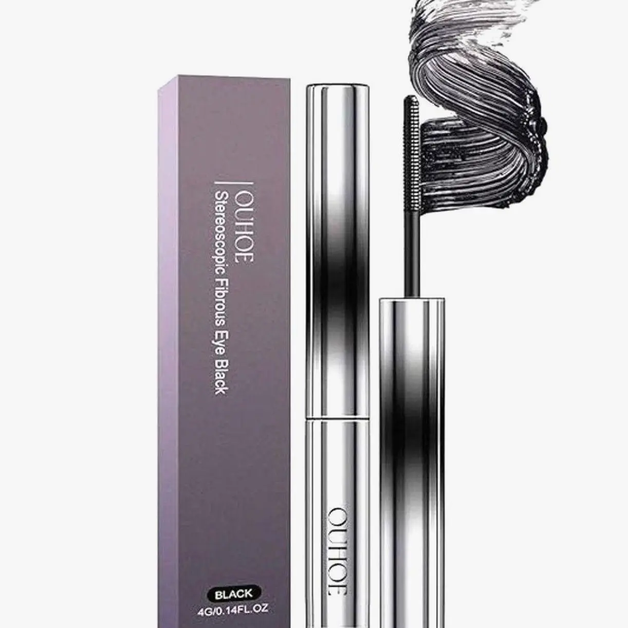2 PCS Metal Mascara, Iron Wand Mascara, 3D Curling Eyelash Iron, Washable Slim Metal Rod, Long-Lasting Volume Waterproof, Smudge-Proof, No Flaking (Black * 2)