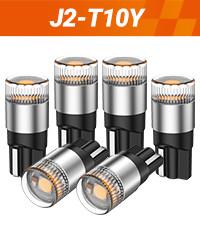 2012 Toyota Highlander 7443/7440/T20/W21W LED Turn Signal Light Brake Tail Light Bulbs Yellow SEALIGHT