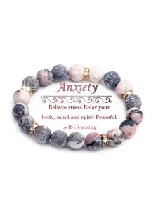 Healing Bracelet For Women Anxiety Crystal Bracelet Chakra Beaded Bracelets Rose Quartz Crystals And Healing Stones Yoga Bead Bracelet Calming Stretch Bracelet Stress Relief Gifts For Women