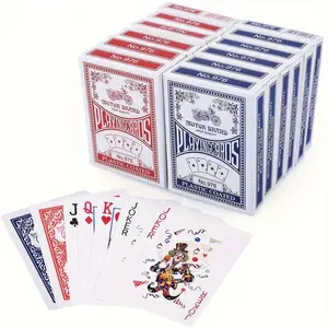 Lotfancy Playing Cards, Card Deck, 12 Pack, Poker Size, Standard Index, 6 Blue and 6, Christmas Family Games, Holiday Gifts, Party Entertainment