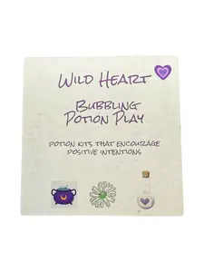 Wild Heart Apothecary Bubbling Potion Play Kit for Kids - Includes Magic Dust, Petal Spell, Garden Mist, Crystals, Moon Water & Wooden Spoon for Positive Intentions