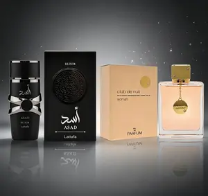 Armaf Club De Nuit Lattafa Asad Men EDP Perfume Set 105ml Long Lasting Elegant Daily Casual Fragrance Gift Kit