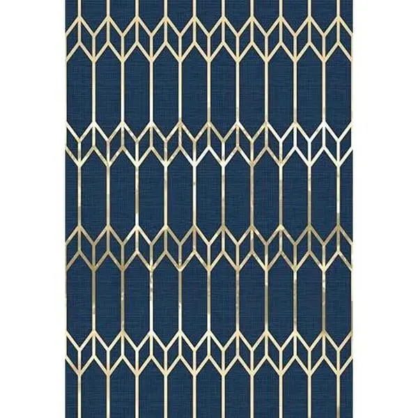 Peel and Stick Wallpaper Sheet 11" x 16" - Indigo Diamonds Design, Eco-Friendly Removable 12 Sheets for Living Room Bedroom Kitchen Office