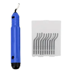 Burr Scraper, Edge Cutter, Tube Trimming Knife, Deburring Handle Reamer Tool Parts for Copper, Professional Deburring Tool