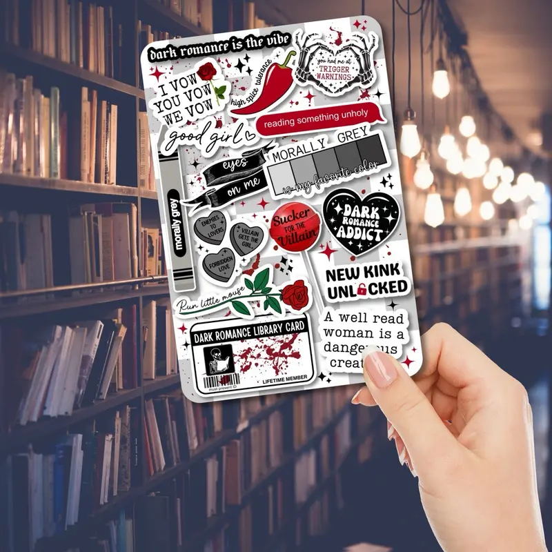 Cardstock Case Insert for Kindle | Smutty Book Lover Gift | Bookish Stickers for E-Reader | Booktok Cover Insert | Morally Grey | Romance Books | Smut Reader | Spicy Stickers for Kindle Device Smartphone | Choose Your Kindle Size