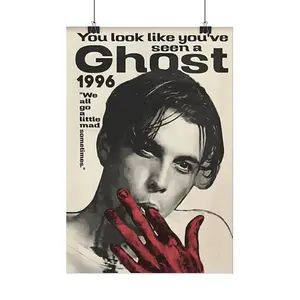 Horror Scream 90s Print, Scream Billy Poster, Cool Vintage Horror Movie Print  Eclipse Couture