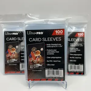 Ultra Pro Penny Card Soft Sleeves 3 Packs of 100 for Standard Sized Cards