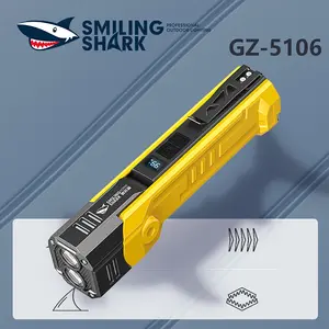 【GZ-5106】Smiling Shark multifunctional work light, made of plastic material, with a built-in 1500mAh battery. Suitable for various environments, it easily meets your lighting needs.