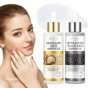 100ML Two-Bottle Set Clear Skin Duo Ikzee Rice | Rice Exfoliating Serum with Rice Bran Water & Niacinamide, Gentle Skincare Improves Skin Texture