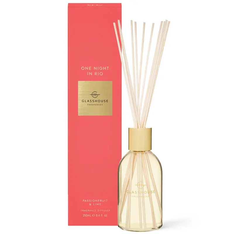 GLASSHOUSE FRAGRANCES | One Night in Rio Reed Diffuser