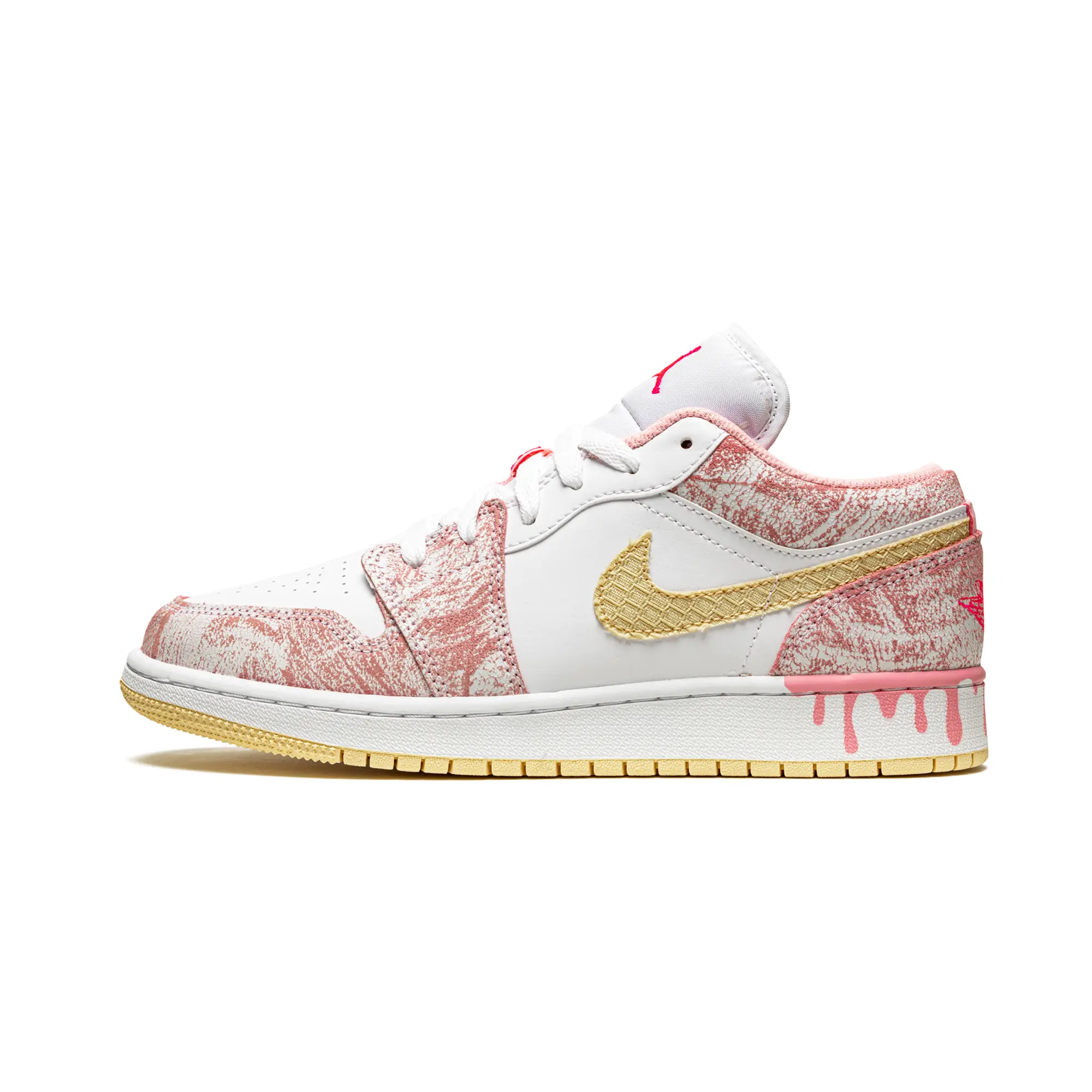 Air Jordan 1 Low SE GS "Paint Drip" CW7104 601