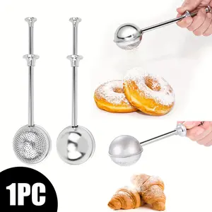 304 stainless steel flour sieve, kitchen baking tool, portable, kitchen accessories, Kitchen Strainer Utensils - Christmas and Halloween gifts