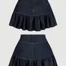 Women's Casual Fashion Denim Half Skirt, Daily Wear Ladies' Jean Skirt, Comfortable, Stylish and Loose Fit, Perfect for Everyday Use