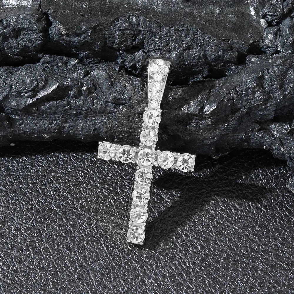 Silver single cross