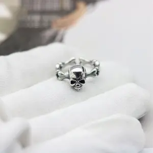 Skull open ring