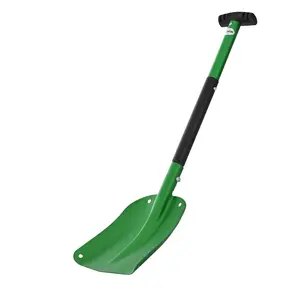 VEVOR Snow Shovel for Driveway, 8.5 in Wide Aluminum Alloy Snow Shovel with T-shaped Handles, Large Capacity Snowplow Shovels, Portable & Lightweight Snows Removal Tool for Garden Car Camping