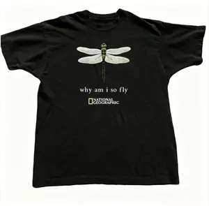 National Geographic with dragonfly graphic tee
