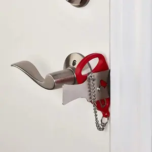 Portable Security Door Lock, Door Blocking Device, Anti-theft Padlock, Safety Lock, Temporary Travel Door