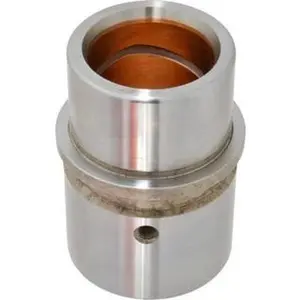 Danly 1-1/2" ID x 3-3/16" OAL, Steel, Bronze Plated Die & Mold Shoulder Bushing Shoulder, 2.19" Bottom OD, 2" Top OD, 2.345" Collar OD, 2" Under Collar, 1-3/16" Above Collar 6-12-24