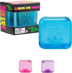 Ice Cube Water Drop Squeeze Toy in Blue,Pink,and Purple Rosie-Style Stress Relief Ball Ice Cube Squeeze Fun-Sensory Squeeze Toy - Sensory Toy Stress Relief Squeeze Fun -Stress-Reducing Blocks Relaxing and Fun Squeeze Toy Gift for Stress Relief