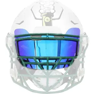 Clear Football Visor for Adults & Youth - Eye Shield with Easy Install Football Visor Clips for Helmet Protection