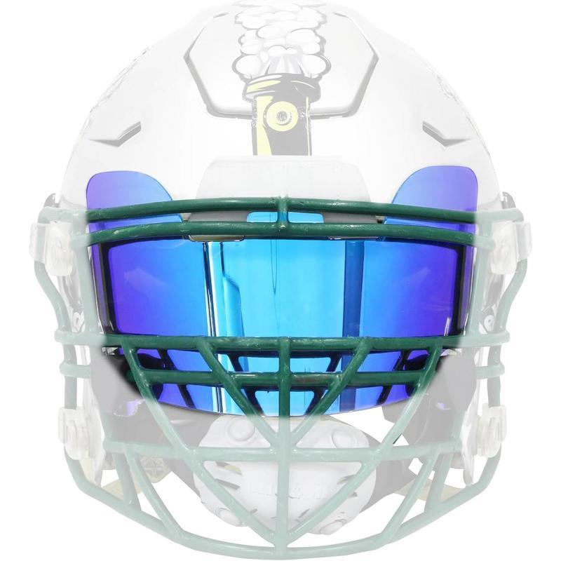 Clear Football Visor for Adults & Youth - Eye Shield with Easy Install Football Visor Clips for Helmet Protection