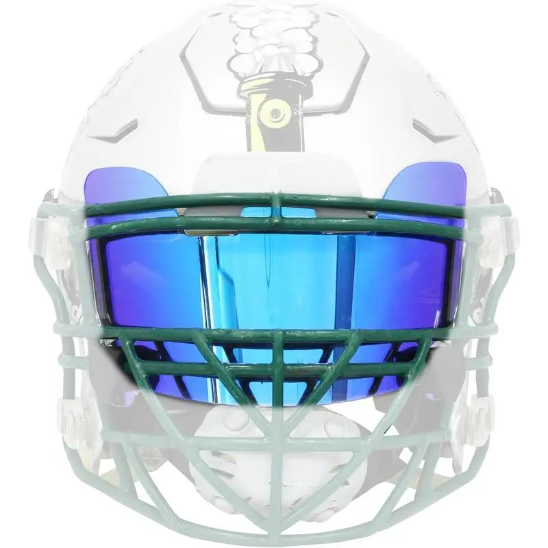 Clear Football Visor for Adults & Youth - Eye Shield with Easy Install Football Visor Clips for Helmet Protection