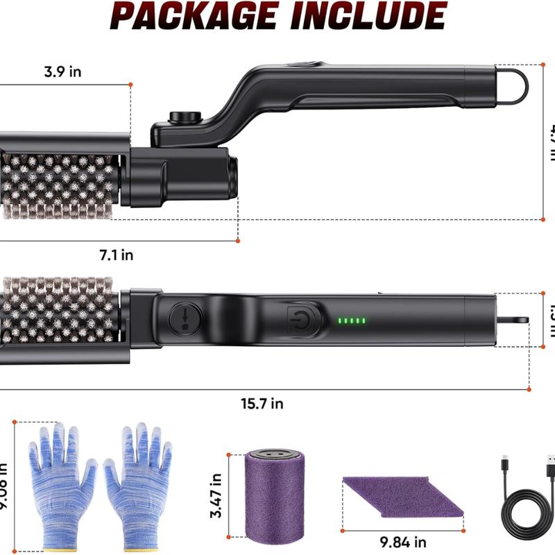 Electric Grill Brush For Outdoor Grill, 3 Speed Power Control, Cordless Rechargeable Grill Cleaning Brush With  Adjustable Angle, Stainless Steel Brush  Head, Extended Runtime Grill Cleaning Brush Diesel Air Heater With Timer.