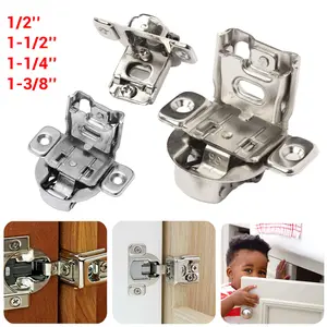 Soft Close Overlay Cabinet Hinges Face Frame 105° Compact Hardware Quiet Closing Fits Kitchen Doors Soft Close Overlay Cabinet Hinges Face Frame 105° Compact Hardware Quiet Closing Fits Kitchen Doors