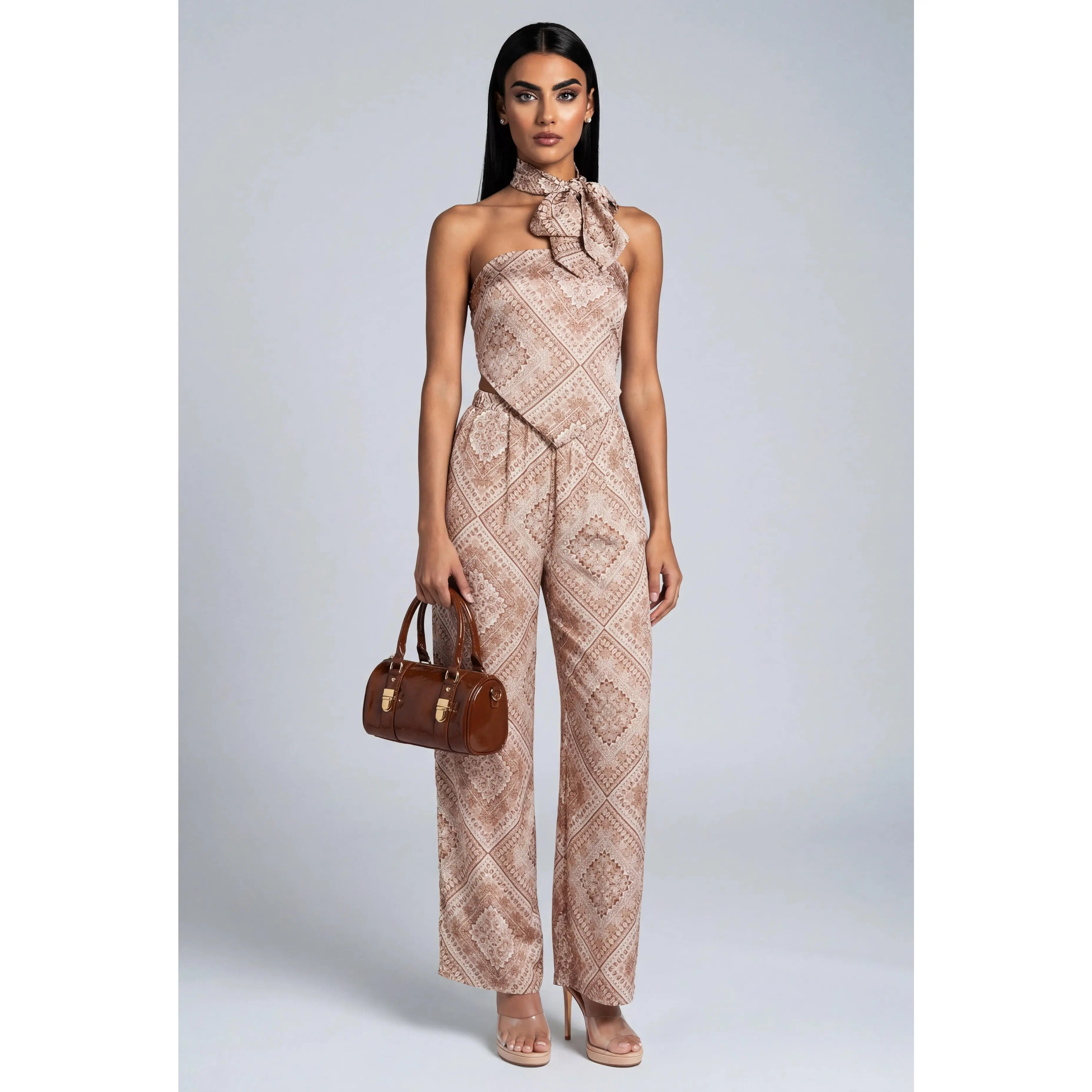 Skylar Bandana Print Palazzo Pants Skylar Bandana Print Palazzo Pants