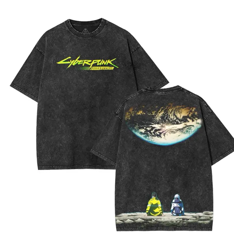 Cyberpunk David and Lucy T-Shirt