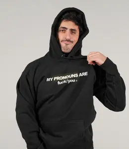 Pronouns f*ck/you hoodie