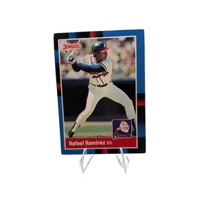 Donruss Atlanta Braves SS Rafael Ramirez Trading Card - Official MLB Collectible Sports Memorabilia