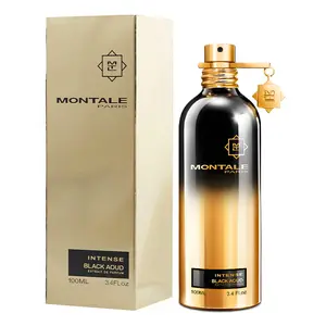 Montale Intense Black Aoud for Unisex Extrait de Parfum Spray, 3.4 Ounce