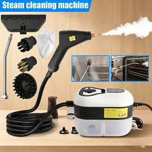 1500W High-Pressure High-Temperature Steam Cleaner, 3.5bar Powerful Pressure, 100℃ Heat, 6-Speed Adjustable, 3 Replacement Brush Heads, Multi-Purpose Deep Cleaning Tool for Home, Car Care,summervibes