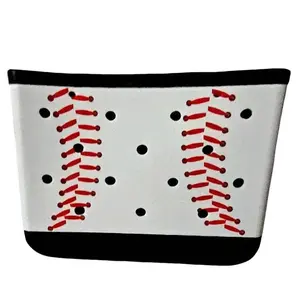Baseball Small Tote Bag / Purse - Black