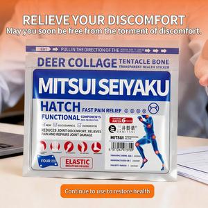 DRMITSUI Seiyaku FARINFRARED BonePainPatch Thermal Patches 6 Patches Bag for Bone Pain Relief & Muscle Recovery Balm Therapeutic Healing Therapy Healthcare Wellness Treatment
