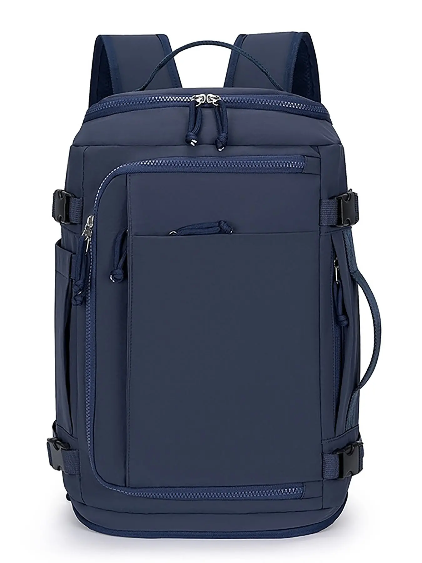 New Simple Casual Travel Backpack, Men's Multifunctional Laptop Bag, Lightweight Expandable Travel Pack, Large Capacity, Business & Outdoor Use, Work Business Backpacks