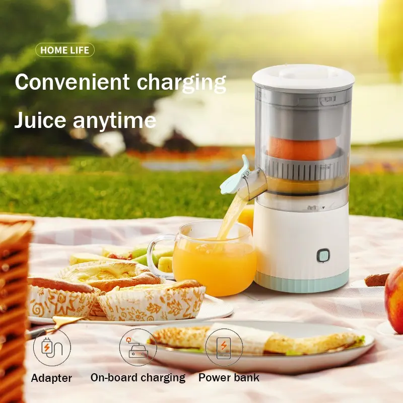 Multifunctional Juicer Portable Juicer Machine Home Fry Juice Cup Pomace Separation Press Electric Orange Juice Cup Juicer Fruit Vegetable Juicer Juice Extractor