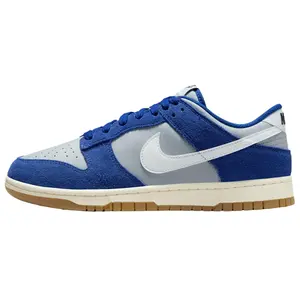 Nike Dunk Low 'Gum Pack-Deep Royal Blue' Men's Classic Low-Top Casual Shoe, Premium Gum Sole Sports Footwear, All-Season Trainer