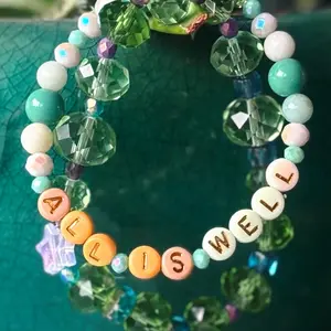 All is Well Bracelets & Bangles with Colorful Beads and Personalized Letter Beads for Stylish Accessories  party  gift Bohemian Stackable
